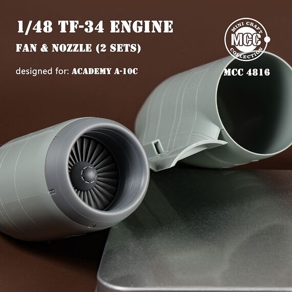 A-10 Fan & nozzle Mini Craft Collection MCC4816 1/48, image 9