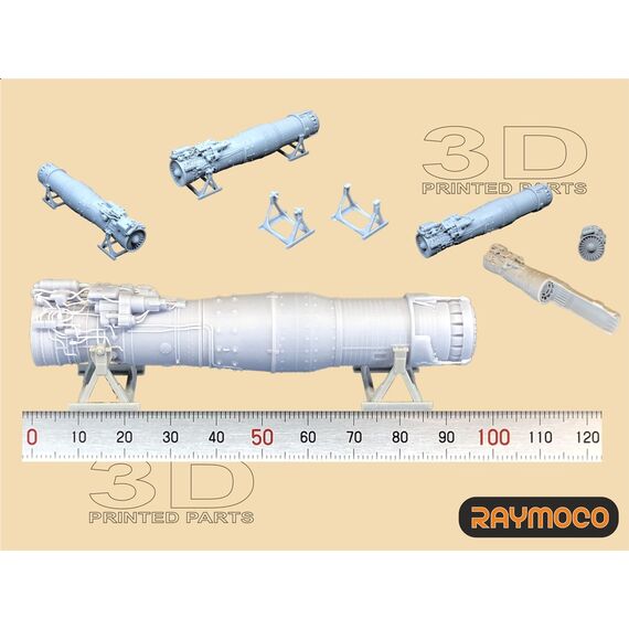 ​Turbo Jet Engine R-13F-300 with stand, image 4