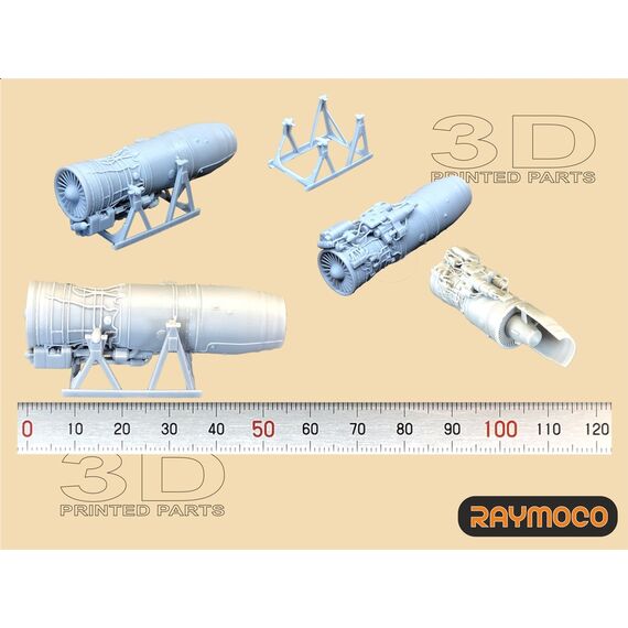 Turbo jet engine R-95Sh with stand for use with Su-25, image 4