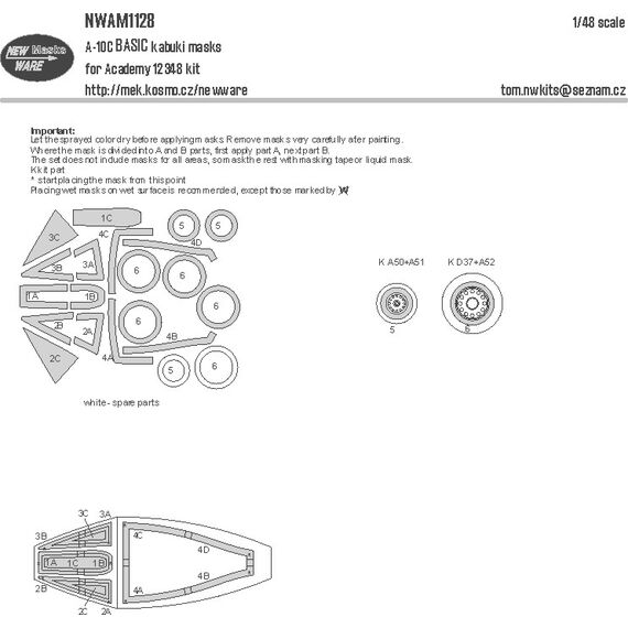 A-10C BASIC kabuki masks, image 3