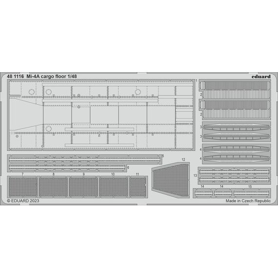 Mi-4A cargo floor, image 2