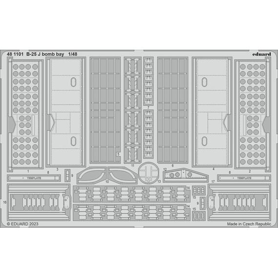 B-25J glazed nose BIG detail set, image 5