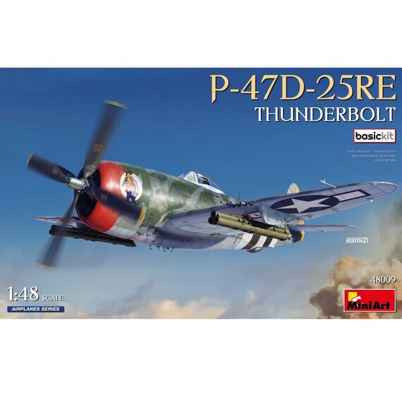 P-47D-25RE Thunderbolt (Basic kit) MiniArt 48009 1:48, image 2