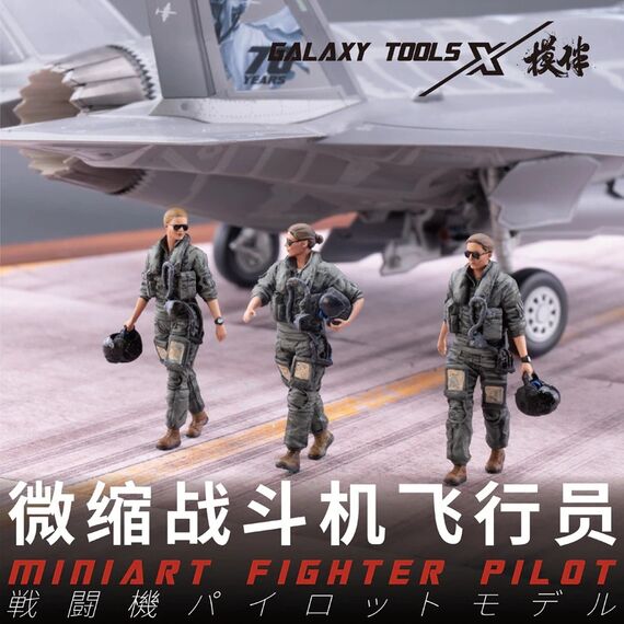 Fighter pilot for F-35A/B/C Galaxy Model F48006 1:48, image 2