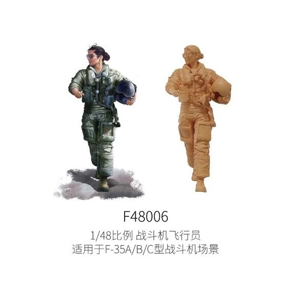 Fighter pilot for F-35A/B/C Galaxy Model F48006 1:48