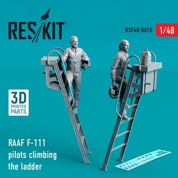 RAAF F-111 pilots climbing ladder ResKit RSF48-0010 1:48