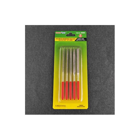 Assorted diamond files set Master Tools TRU09965