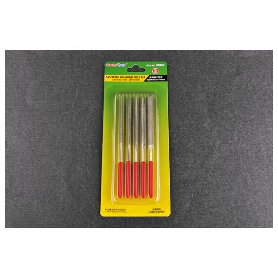 Assorted diamond files set Master Tools TRU09965, image 2