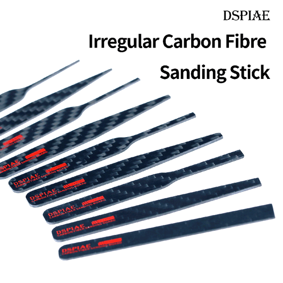 Irregular carbon fibre sanding stick DSPIAE CFB-S01