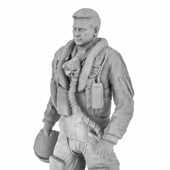 Modern pilot "Jim" 3DPM 3DPM48054 1:48, image 4