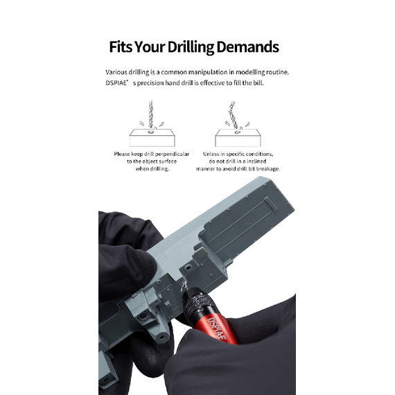 General purpose hand drill combo set DSPIAE AT-VHDS, image 11