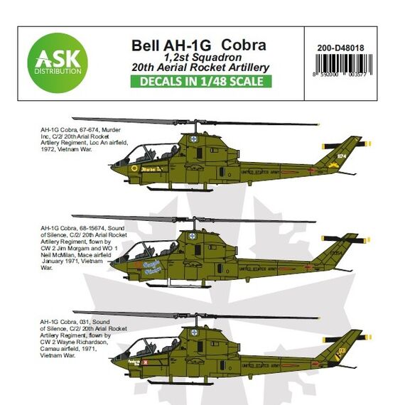 AH-1G Cobra 20th Aerial Rocket artilery - part 1