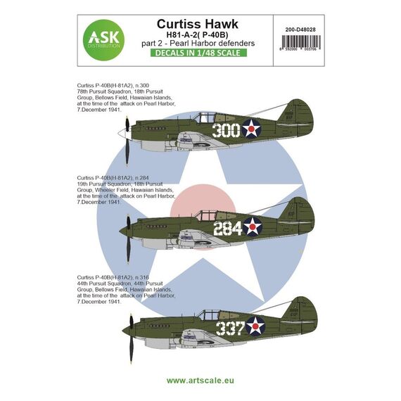 Curtiss Hawk 81-A-2 (P-40B) part 2 - Pearl Harbor defenders, image 2