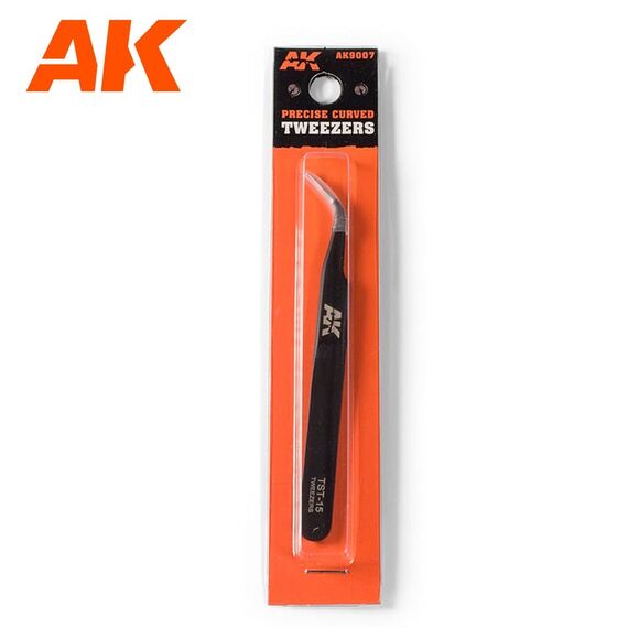 Precise curved tweezers AK Interactive AK9007