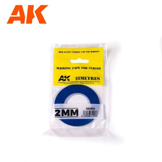 Masking tape for curves 2mm AK Interactive AK9182