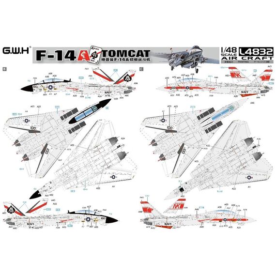 F-14A Tomcat Great Wall Hobby L4832 1:48, image 6