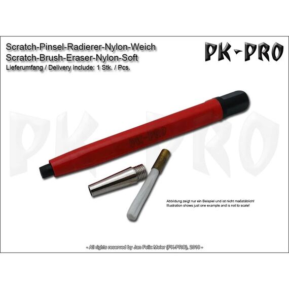 Scratch brush eraser nylon soft (4mm) PK-PRO PK-308012, image 2