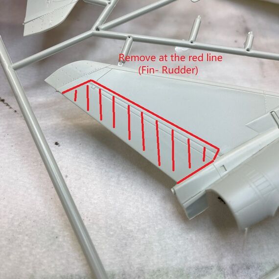 Eurofighter flaperons & rudder, image 7