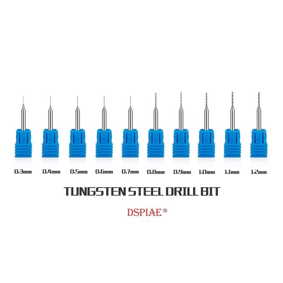 Tungsten steel drill bit 1.0mm DSPIAE DB-01 1.0