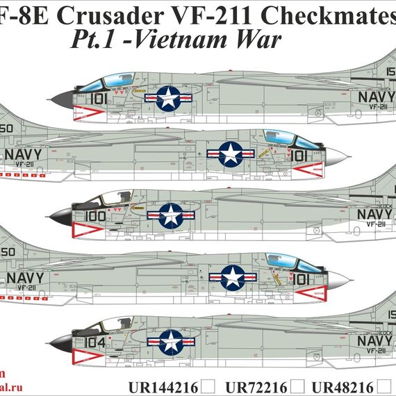 F-8E Crusader VF-211 Checkmates Pt.1