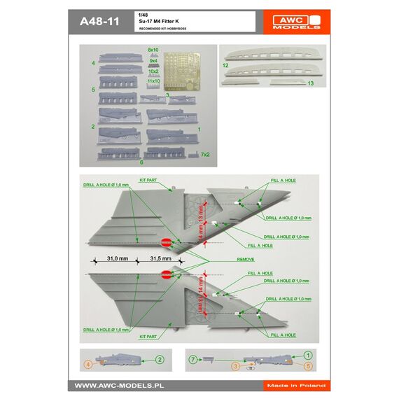 ​Su–17 M-4 Fitter K Pylon set, image 5