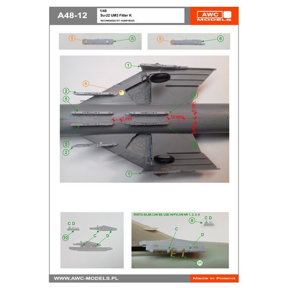 ​Su–17 UM-3 Fitter G Pylon set, image 2