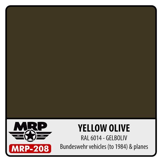 Yellow Olive RAL 6014 Gelboliv MR. Paint MRP-208