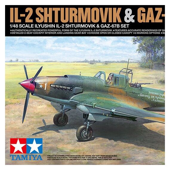 IL-2 Shturmovik and GAZ-67B set Tamiya 25212 1:48