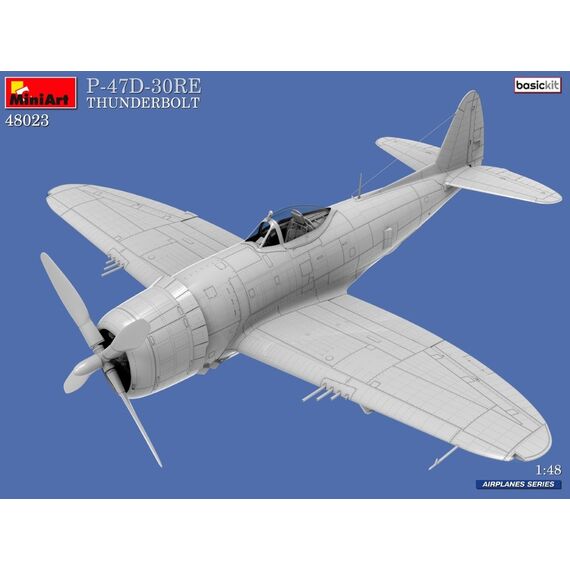 P-47D-30RE Thunderbolt (Basic kit) MiniArt 48023 1:48, image 3