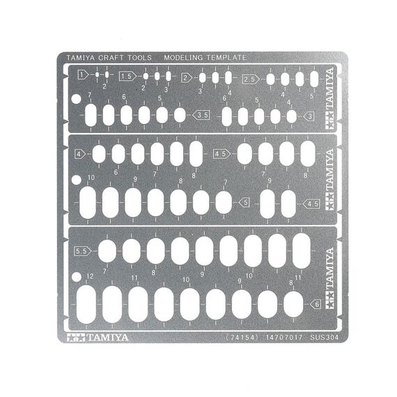 Modeling template Tamiya 74154