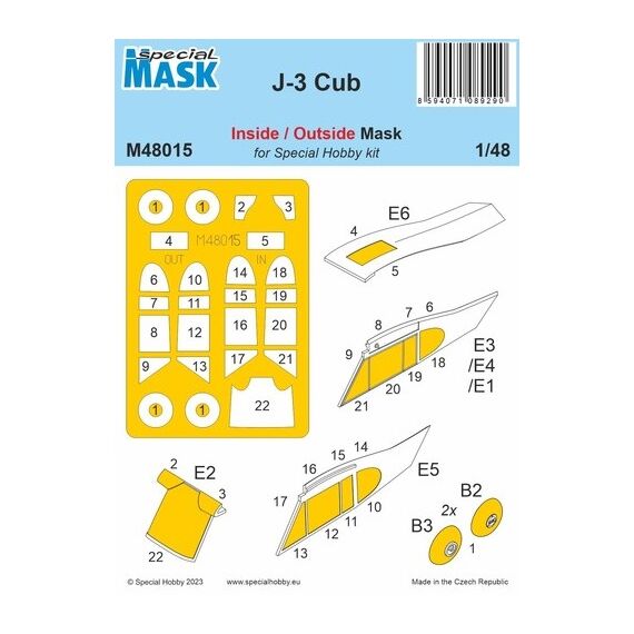 J-3 Cub mask set, image 2