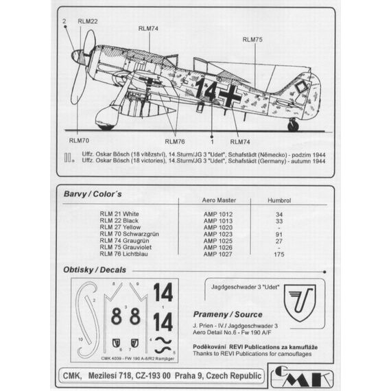 Fw-190 F8 Ramjäger conversion set, image 3