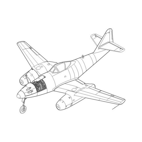 Me 262A-1a/V056 FuG 226, 216 fighter Conversion set