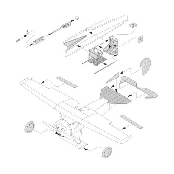 Fokker E.V-detail set