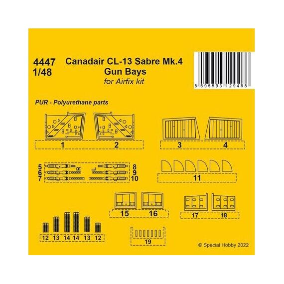 ​Canadair CL-13 Sabre Mk.4 Gun bays