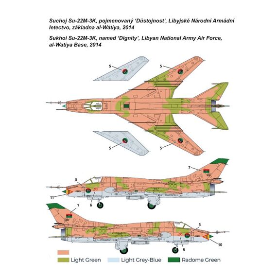 Su-22M-3K Fitter J (Tumansky R-29BS-300 engine) Conversion set, image 15