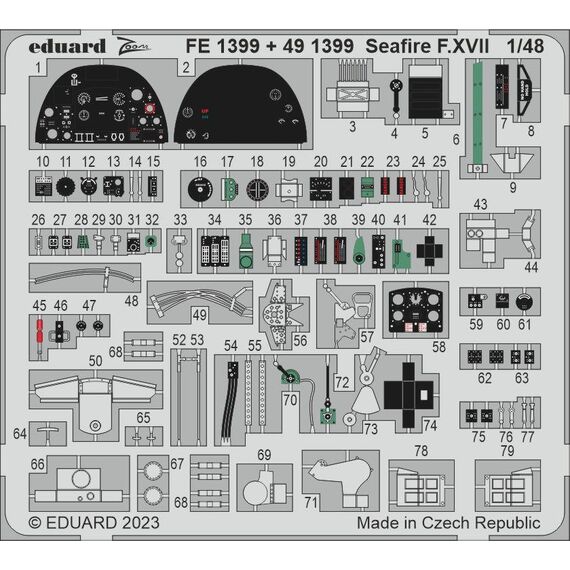 Seafire F. XVII detail set, image 2