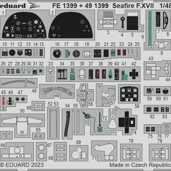 Seafire F. XVII detail set