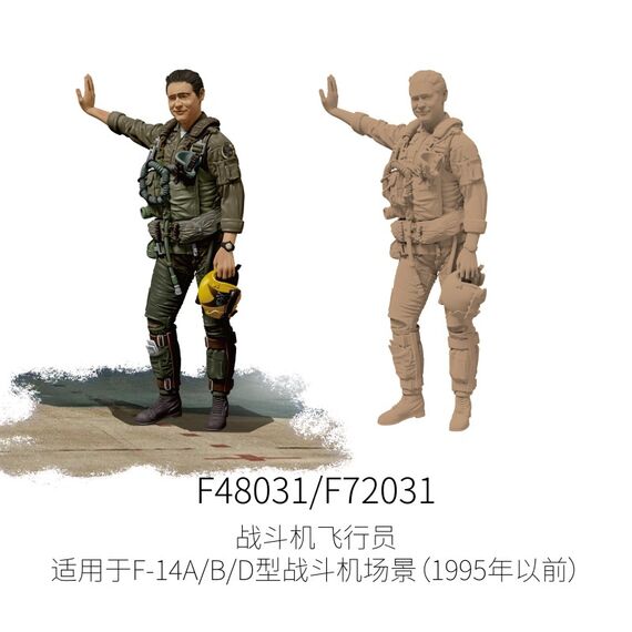 F-14A/B/D pilot (pre 1995) Galaxy Model F48031 1:48, image 2