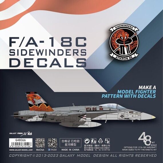 F/A-18C HORNET VFA-86 "Sidewinders" Special paint scheme 2011