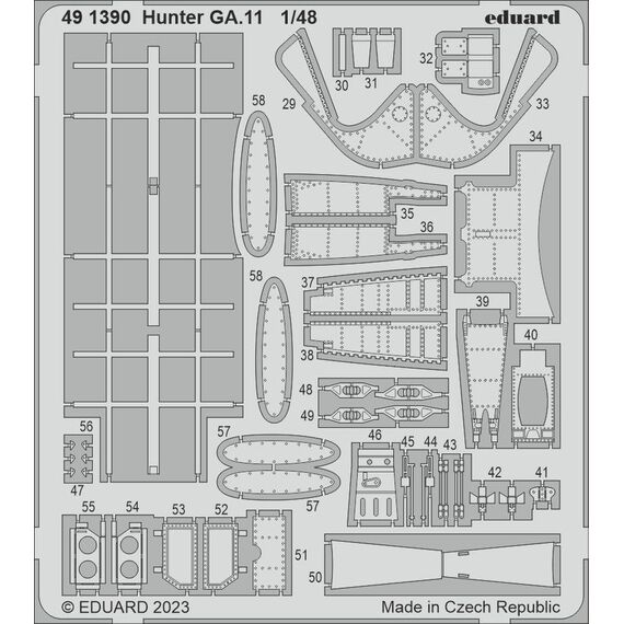 Hunter GA.11 BIG detail set, image 7