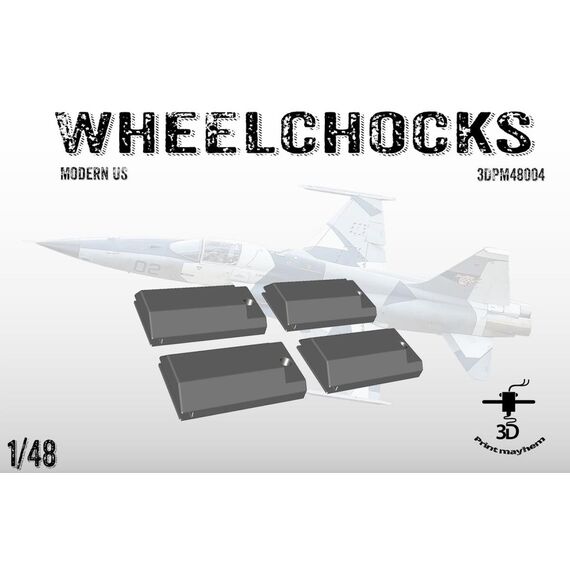 Wheel chocks for modern US Fighter planes, image 2