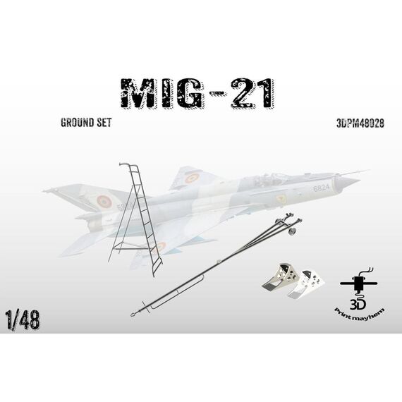 Mig-21 Boarding ladder, Tow bar and wheel chocks, image 2