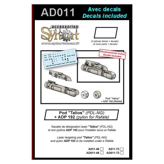 ​"Talios" pod + ADP 192 pylon for Rafale (with decals), image 2