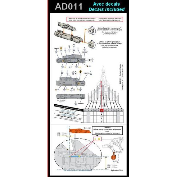 ​"Talios" pod + ADP 192 pylon for Rafale (with decals), image 3