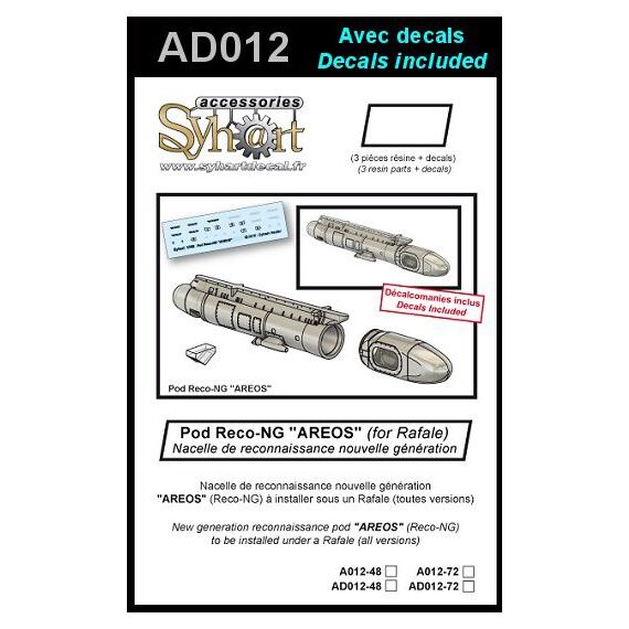 ​Reco-NG Pod "AREOS" for Rafale (with decals), image 2