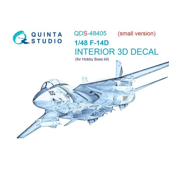 F-14D 3D-Printed & coloured Interior on decal paper (small version), image 2