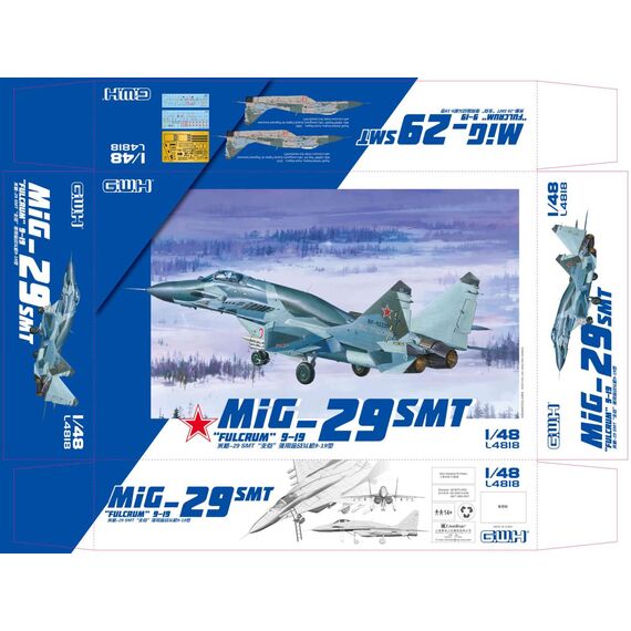 MiG-29 9-19 SMT Fulcrum Great Wall Hobby L4818 1:48, image 3