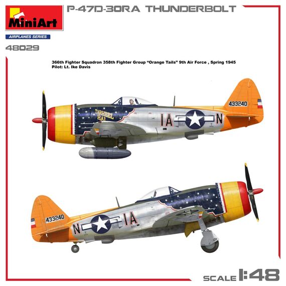 P-47D-30RA Thunderbolt (Advanced kit) MiniArt 48029 1:48, image 8