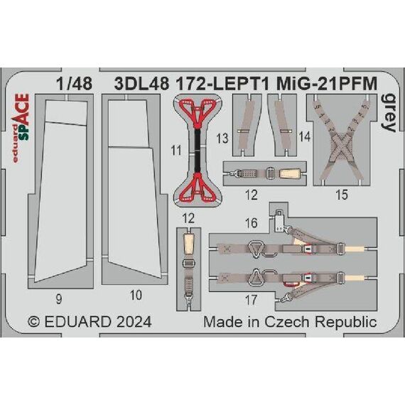 MiG-21PFM grey SPACE (3D decals), image 3